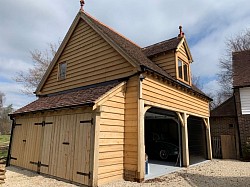 2 bay detached garage